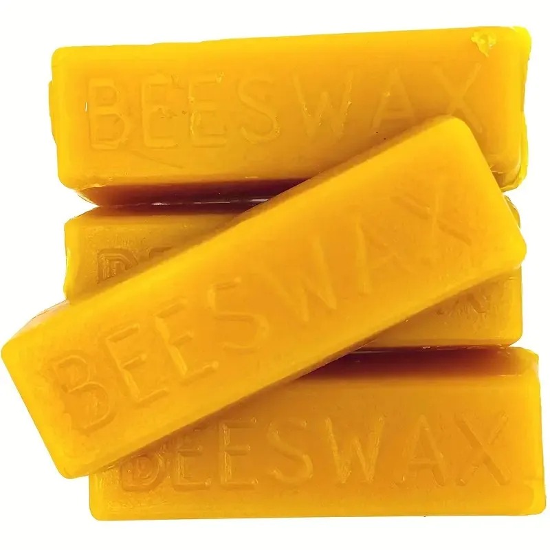 Beeswax Wrap Reusable - 3/6 stuks pure bijenwasblokken, hoogwaardig wasmateriaal,