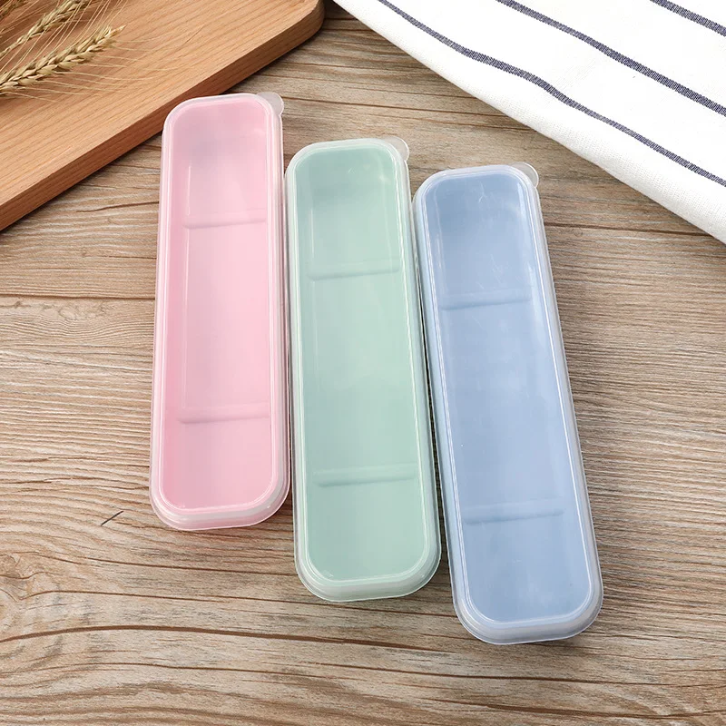 Bamboo Cutlery Travel - Serviesdoos Draagbare bestekkoffer Lepel Vork Opbergdoos