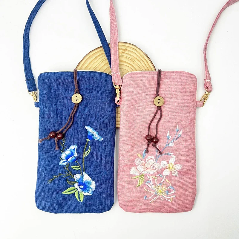 Linen Bag Bulk - Nieuwe Borduurwerk Crossbody Tas Oude Stijl