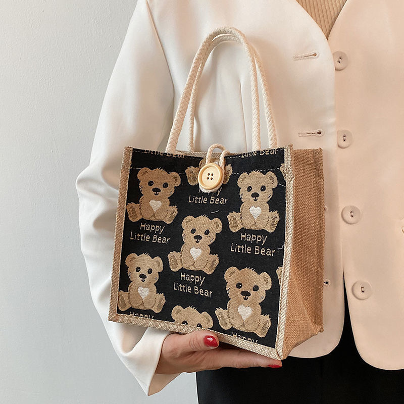 Linen Bag Bulk - Nieuwe linnen handtas Draagbare handtas met