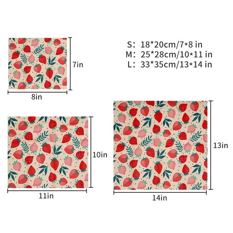 Beeswax Wrap Reusable - Bijenwas Voedselverpakking Eco-vriendelijke keukenverpakking Vervanging Biologische