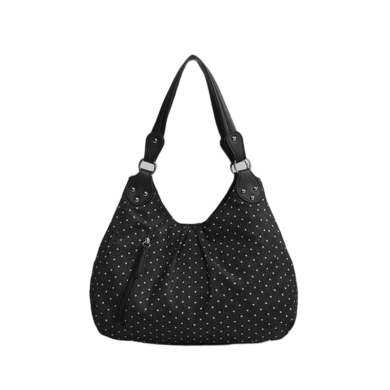 Linen Bag Bulk - Modieuze Vintage Messenger Bags Nieuwe Polka