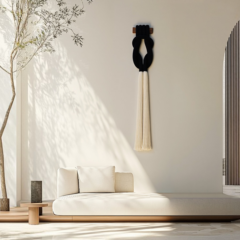 Sustainable Living Walla Walla - # Grote knoop Art Deco katoenen