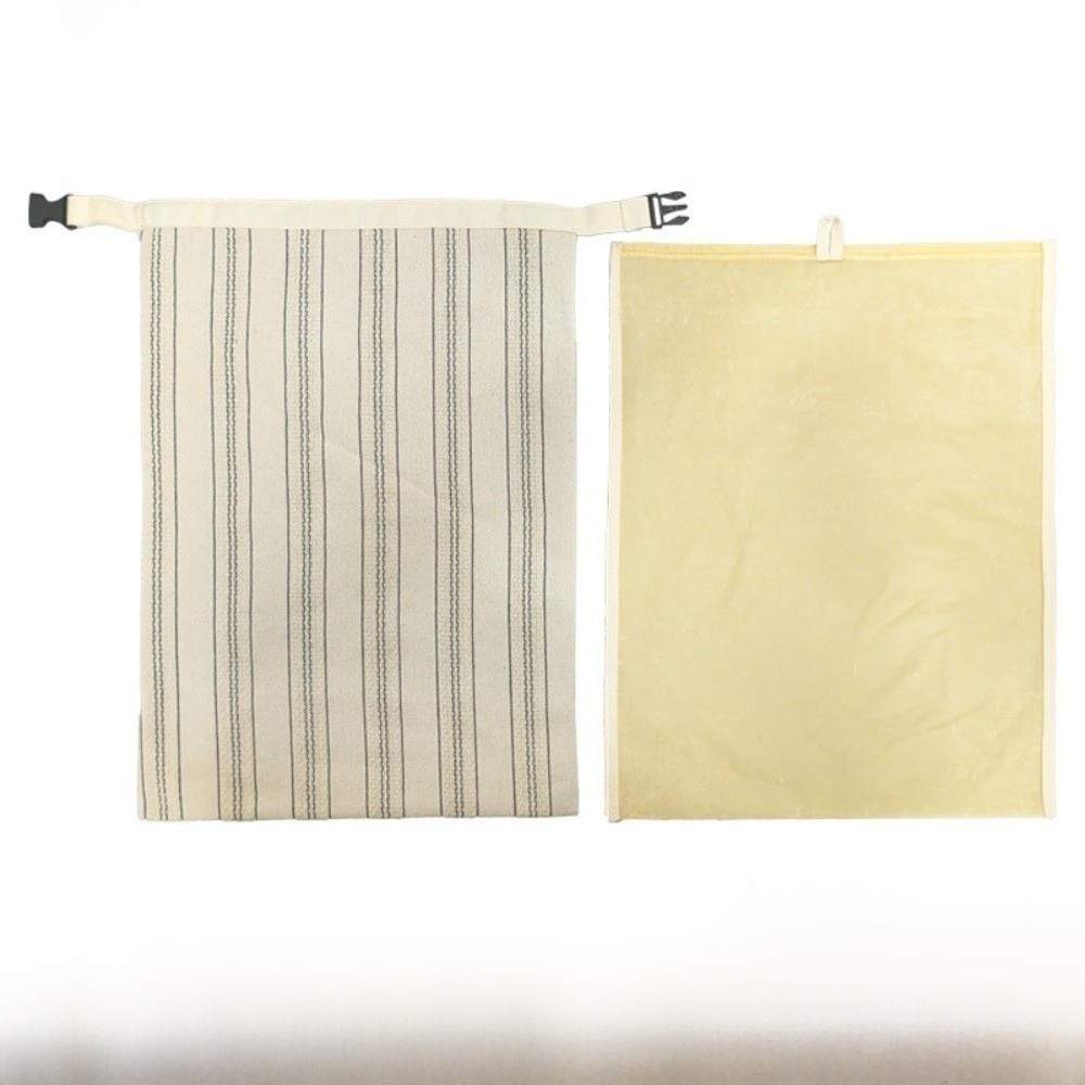 Beeswax Wrap Reusable - Herbruikbare bijenwasbroodzakjes Bijenwas gecoate biologische linnen