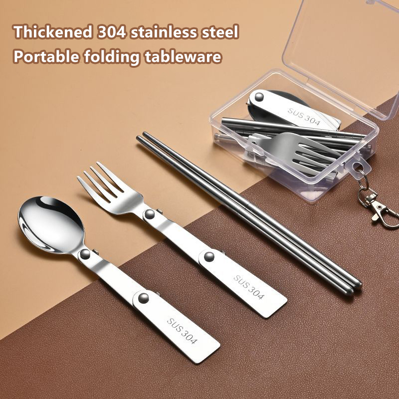 1Pc/3 Stuks Roestvrijstalen Le - Bamboo Cutlery Travel recensie en prijs