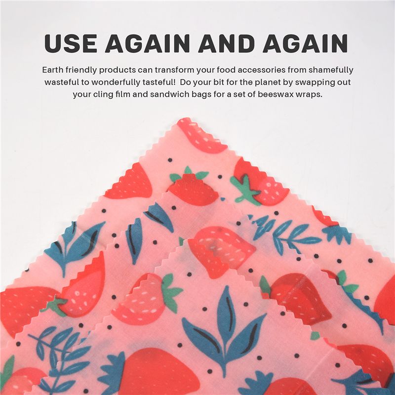 A01F-1Set Herbruikbare bijenwa - Beeswax Wrap Reusable recensie en prijs