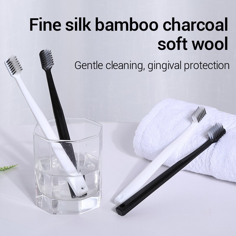 10PC Bamboe Houtskoolborstel Z - Bamboo Toothbrush Set recensie en prijs