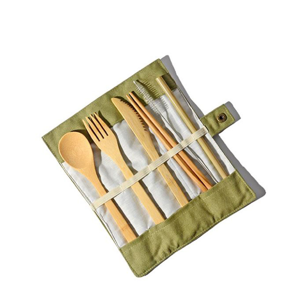 Herbruikbare Bamboe Bestekset  - Bamboo Cutlery Travel recensie en prijs