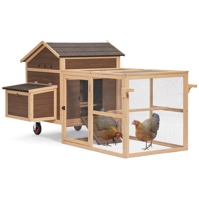 Grote duurzame houten kippenho - Sustainable Living Walla Walla recensie en prijs