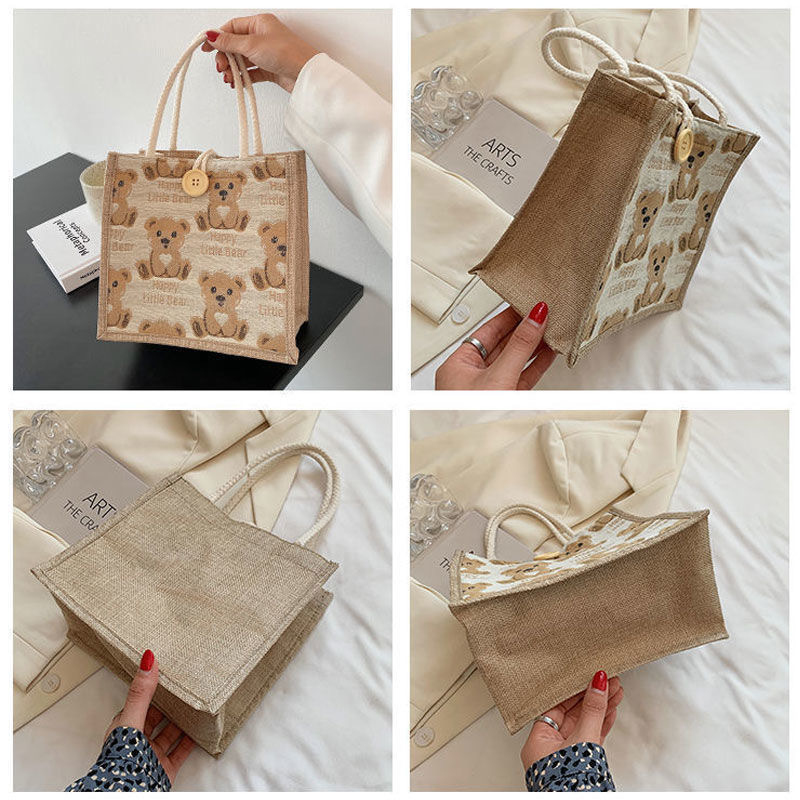 Nieuwe linnen handtas Draagbar - Linen Bag Bulk recensie en prijs