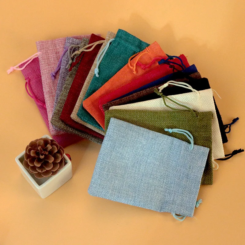 50 stk/partij 7x9 9x12 10x14 1 - Linen Bag Bulk recensie en prijs