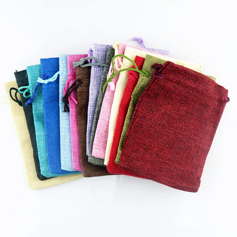 50 stk/partij 7x9 9x12 10x14 1 - Linen Bag Bulk recensie en prijs