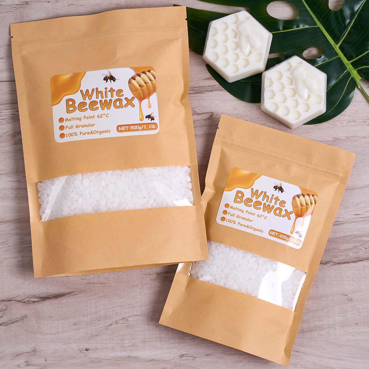 1000g Witte Bijenwas DIY Kaars - Beeswax Wrap Reusable recensie en prijs
