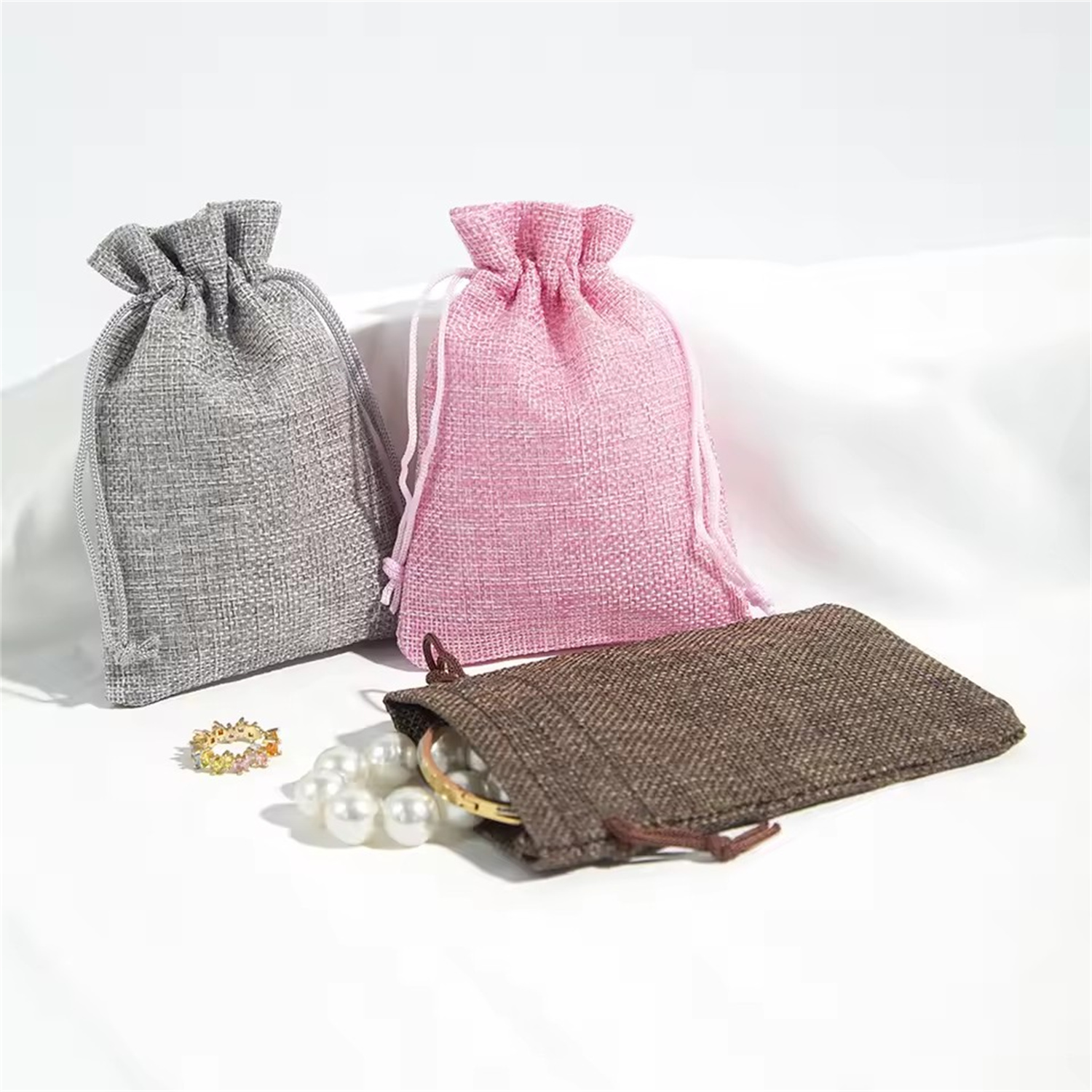 100-pack bulk jute geschenkzak - Linen Bag Bulk recensie en prijs
