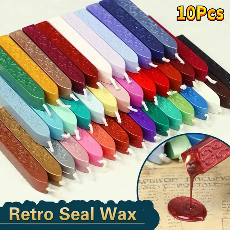 10Pcs Sealing Wax Sticks Color - Beeswax Wrap Reusable recensie en prijs