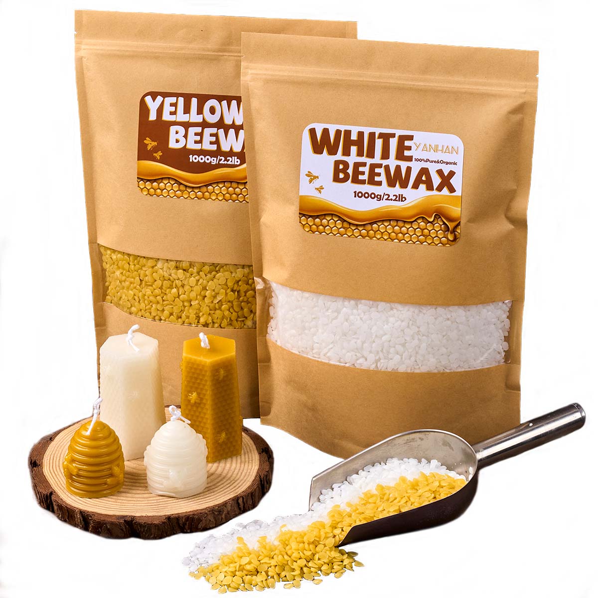 1000g Puur Natuurlijke Korreli - Beeswax Wrap Reusable recensie en prijs