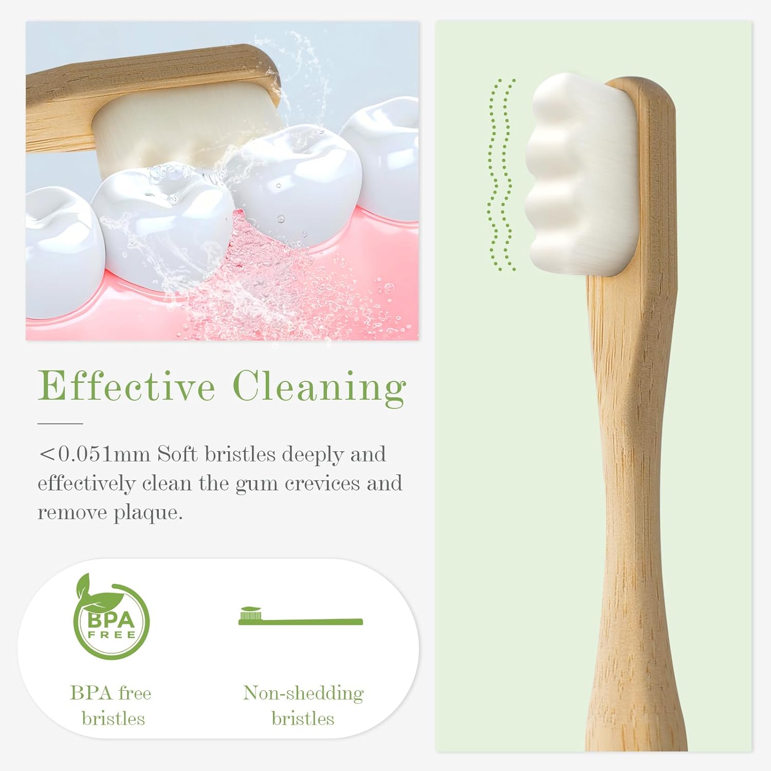 4 stuks micro-nano bamboe tand - Bamboo Toothbrush Set recensie en prijs