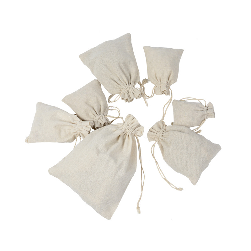 10 stuks katoen linnen trekkoo - Linen Bag Bulk recensie en prijs
