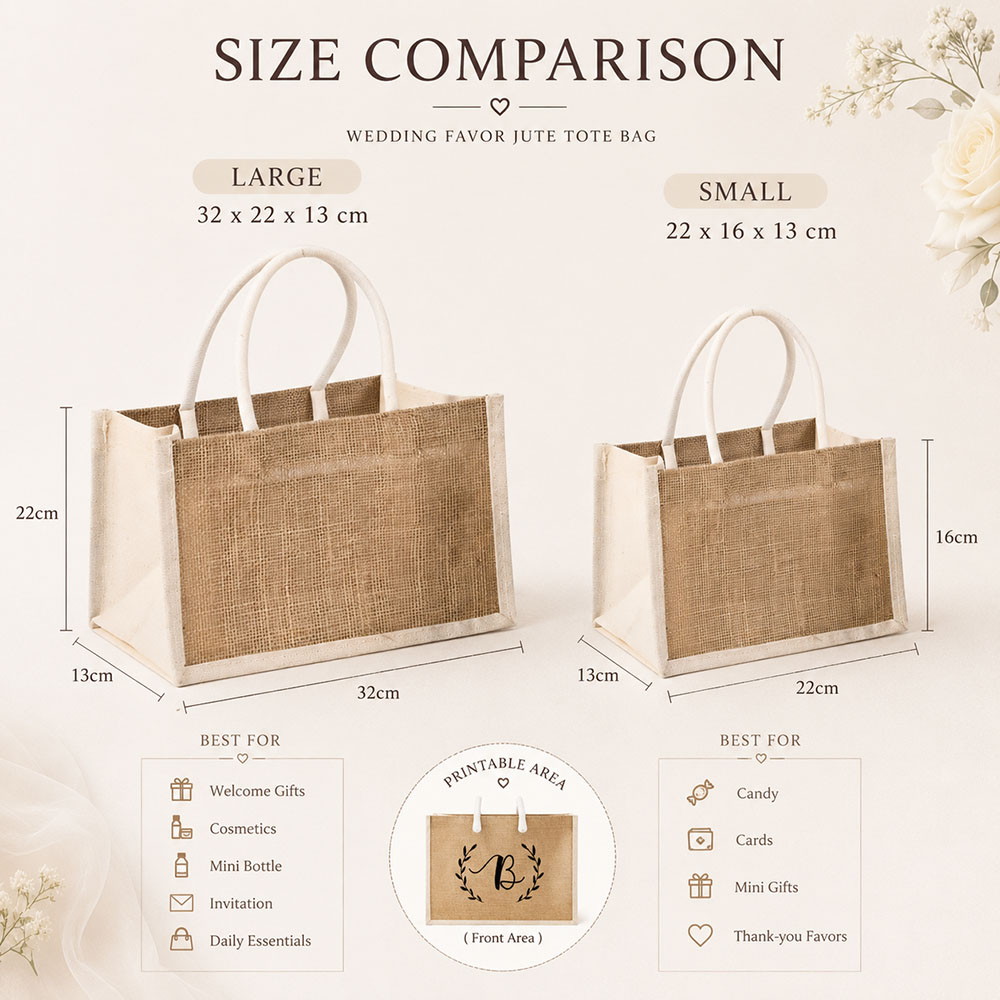 Op maat gemaakte bruiloft cade - Linen Bag Bulk recensie en prijs